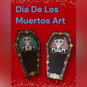 Dia De Los Muertos Skeleton Art